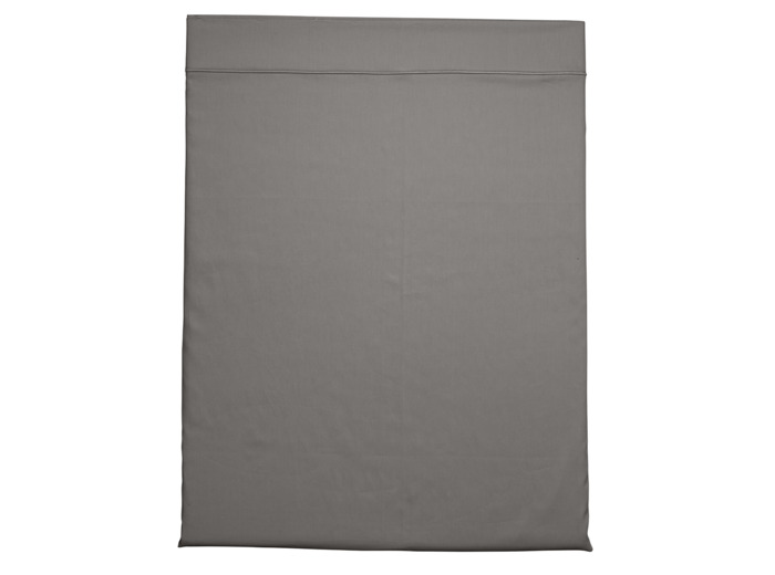 Drap plat Partition Satin de coton Coloris Gris