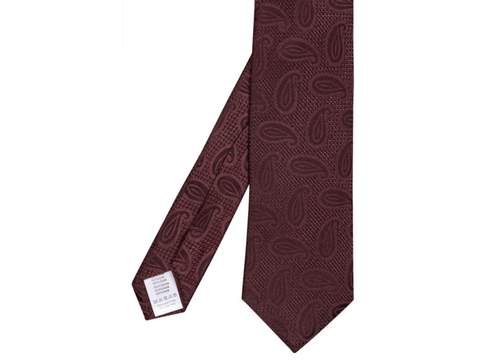 Cravate Rouge À Motifs Cachemire