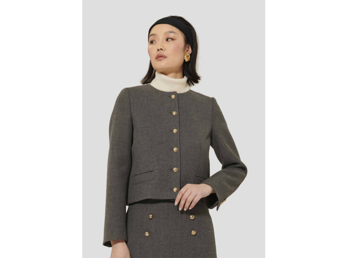 Veste Vesna-Gris en Polyester