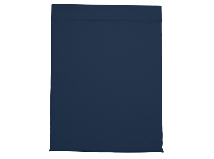 Drap plat Partition Satin de coton Coloris Marine