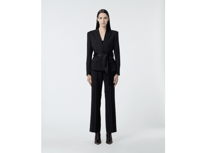 Veste Avec Detail Noeud Ceinture