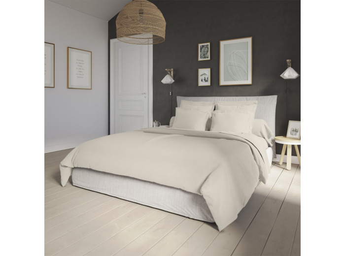 Housse de couette Influence Percale Coquille
