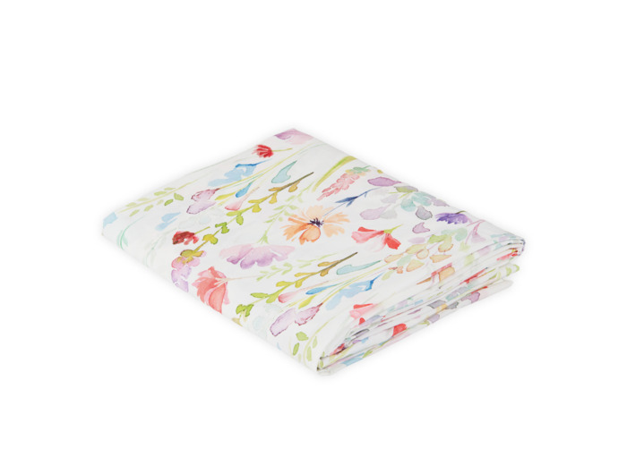 Drap plat Sophie | imprimé floral | Tradition des Vosges