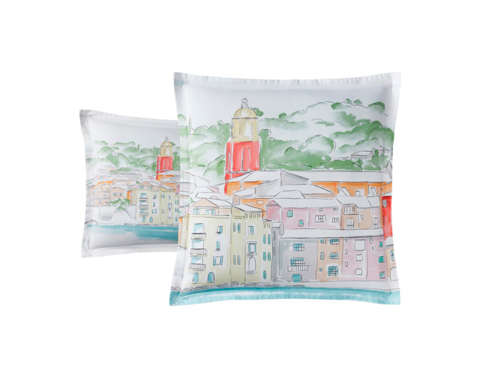 Taie d'oreiller Paysage Varois | Taie sac | Tradition des Vosges