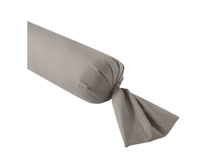 Taie de traversin Influence Percale Fumée