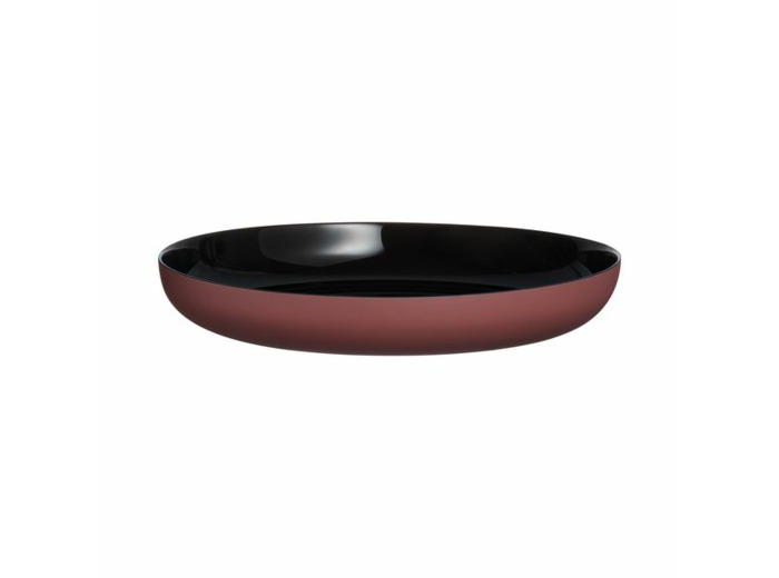 Assiette 25cm noir terracotta Vicky