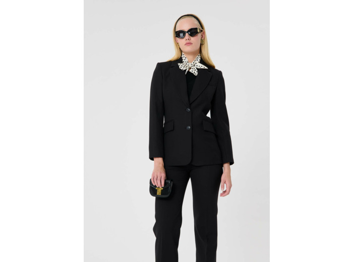 Veste Vicenta-Noir en Polyester Recyclé