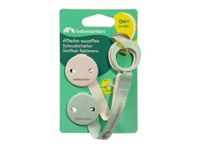 Lot de 2 attaches tétine