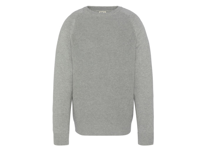 Pull col rond côtelé