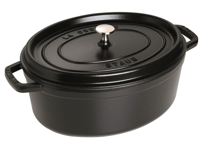COCOTTE OVALE 33cm 6.7L Noir mat
