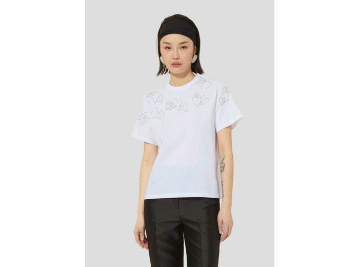 T-Shirt Taramour-Blanc en Coton