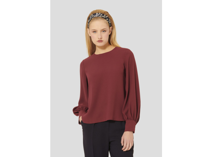 Top Tacci-Bordeaux en Polyester