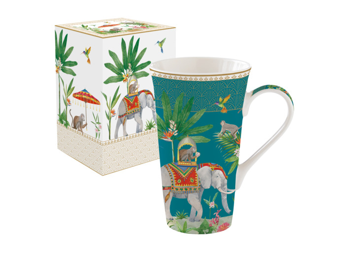 MARAJAH Coffret mug 60cl porcelaine