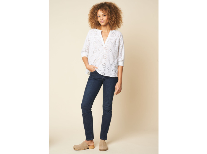 Jean slim à cinq poches