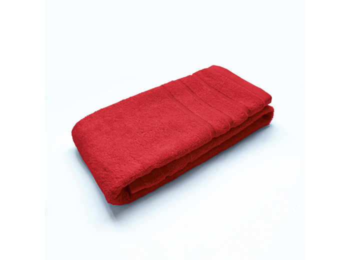 Serviette de toilette DODO MINERAL - COLORIS ROUGE