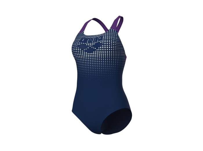 Maillot de bain arena Performance Foggy Dots Swim Pro Back pour femmes