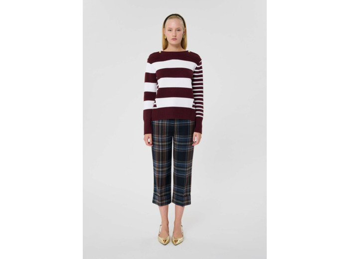 Pull Poetesse-Bordeaux en Polyester