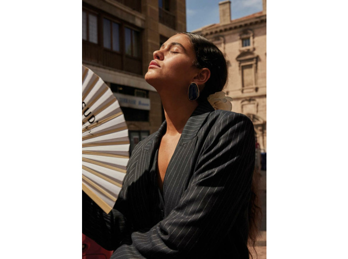 Veste de tailleur à rayures