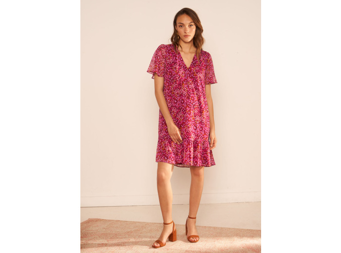 Robe courte imprimée