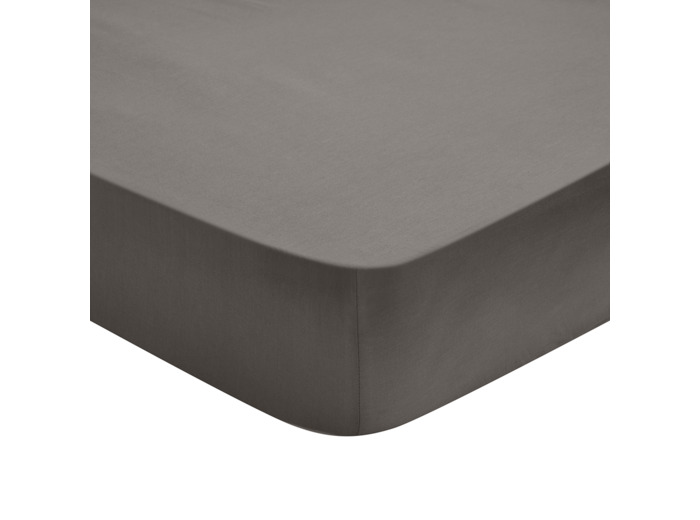 Drap Housse Influence Percale Granit