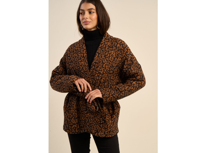 Veste matelassée imprimée