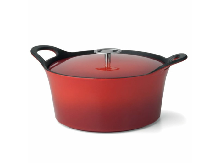 COCOTTE EN FONTE 24 CM COMPATIBLE TOUS FEUX ET FOUR