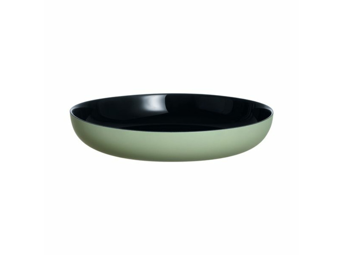 Assiette 21cm noir sauge Vicky