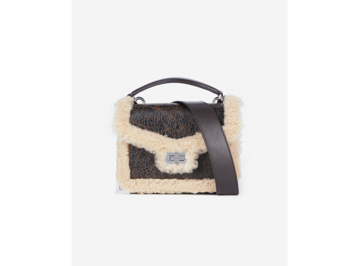 Sac Emily Small En Cuir Marron
