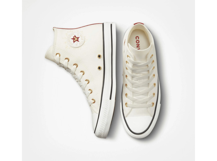 Chuck Taylor All Star Hi Vintage White/Back Alley Brick