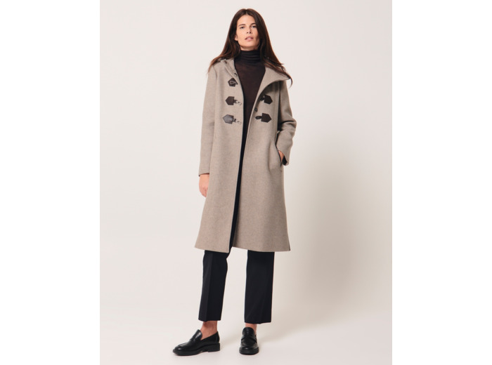 Manteau Misao Beige en Laine