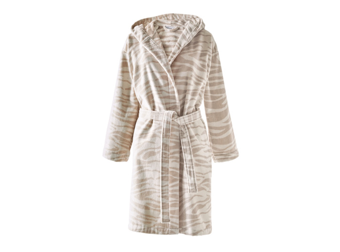 PEIGNOIR | Zèbre - Beige