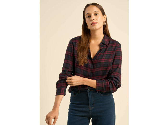 Chemise à carreaux