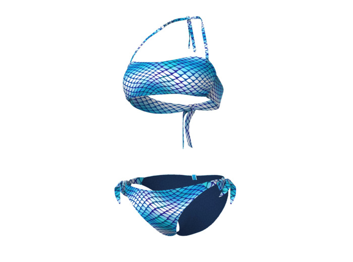 Bikini bandeau arena Water Print pour femmes