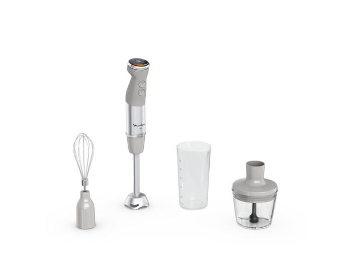 Quickchef +, Mixeur plongeant, 1000 W, 20 vitesses, 2 accessoires