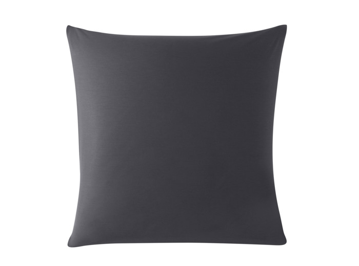 Taie d'oreiller Studio Coton Carbone