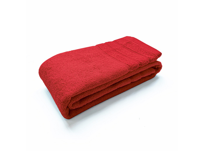Drap de douche DODO MINERAL - Coloris ROUGE