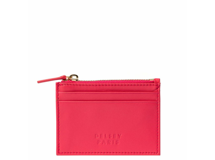 Le cuir lisse cartes/monnaie