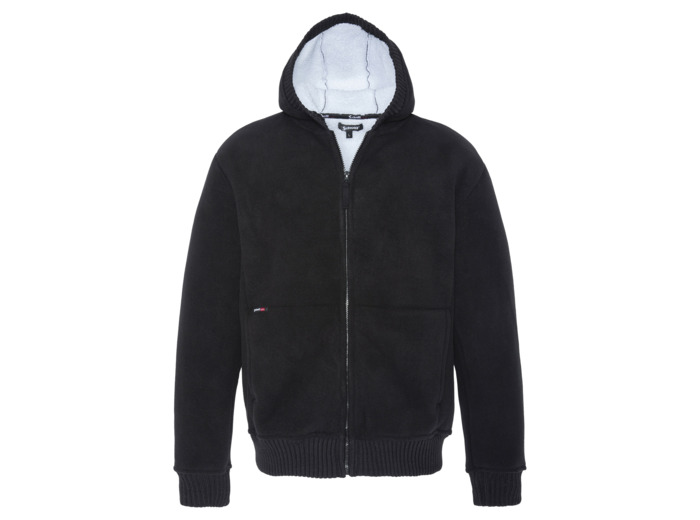 Sweatshirt polaire zippé à capuche