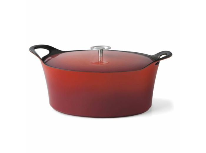 COCOTTE EN FONTE 35 CM COMPATIBLE TOUS FEUX ET FOUR