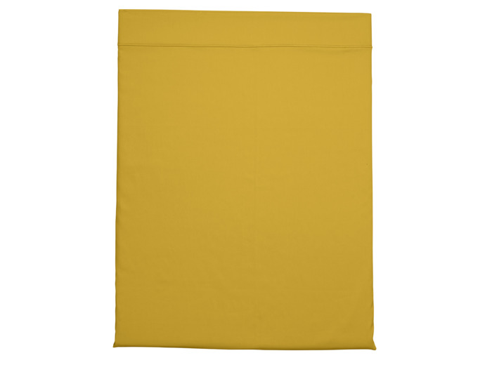 Drap plat Partition Satin de coton Coloris Curry