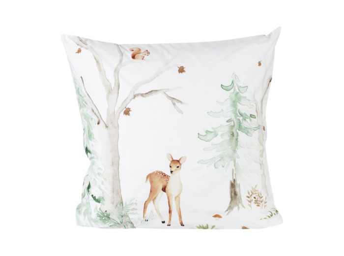 Taie d'oreiller Faon | Linge de lit Enfant | Tradition des Vosges