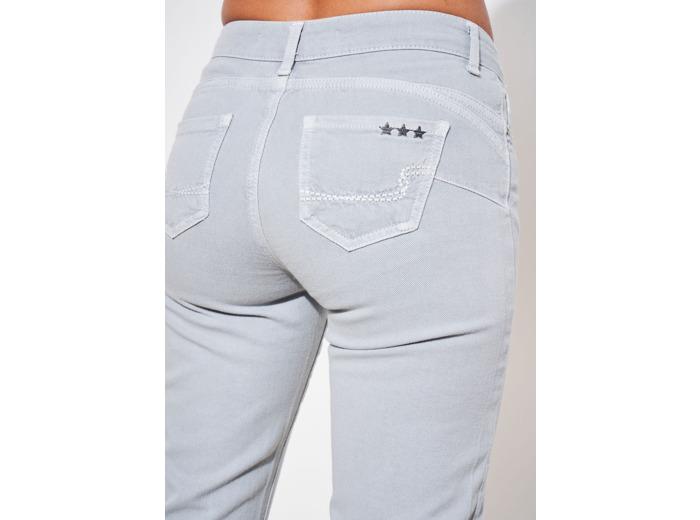 Pantalon casual slim cinq poches