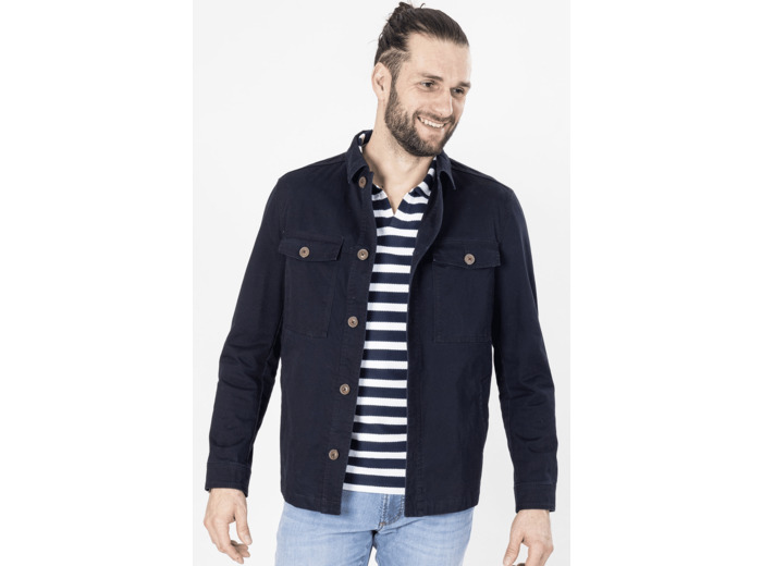 Veste De Travail En Toile Kaki