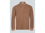 Polo Manches Longues Marron Bertis