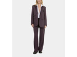 Pantalon Tailleur Large Marron