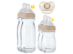 Kit 4 biberons verre