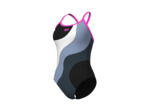 Maillot de bain arena Feel Multi Slices Lightdrop Back pour femmes