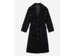 Manteau Long Avec Ceinture Et Details Pressions