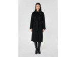 Manteau Mandy-Noir en Laine