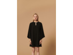 Robe Raonie-Noir en Polyester